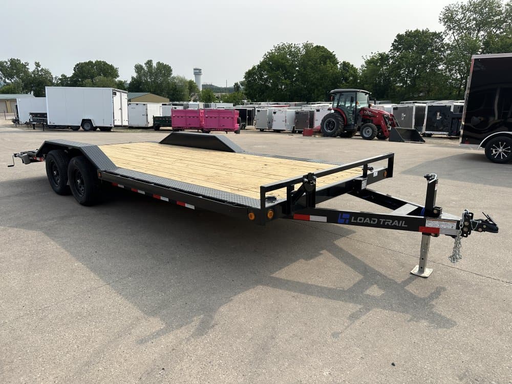 Extra-wide 102" x 18’ Car Hauler Trailer (10k GVWR) + 12k Winch!
