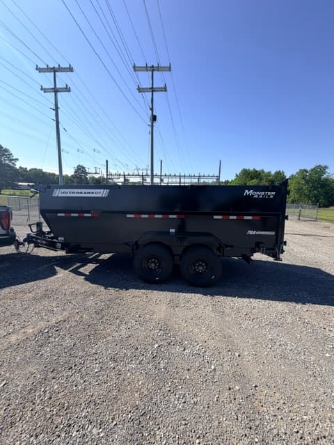 7x16 ft dump trailer