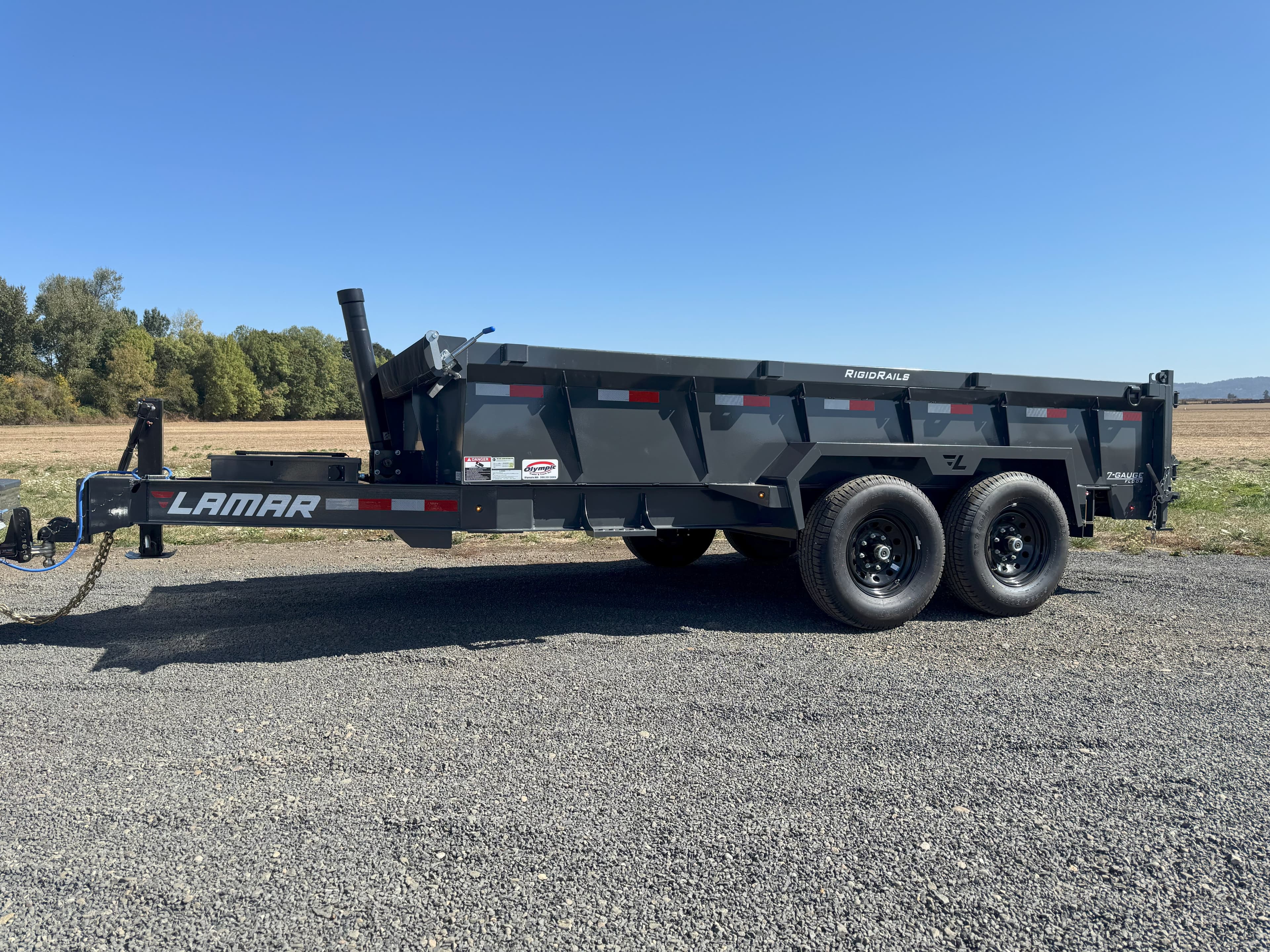 14k Telescopic Dump Trailer