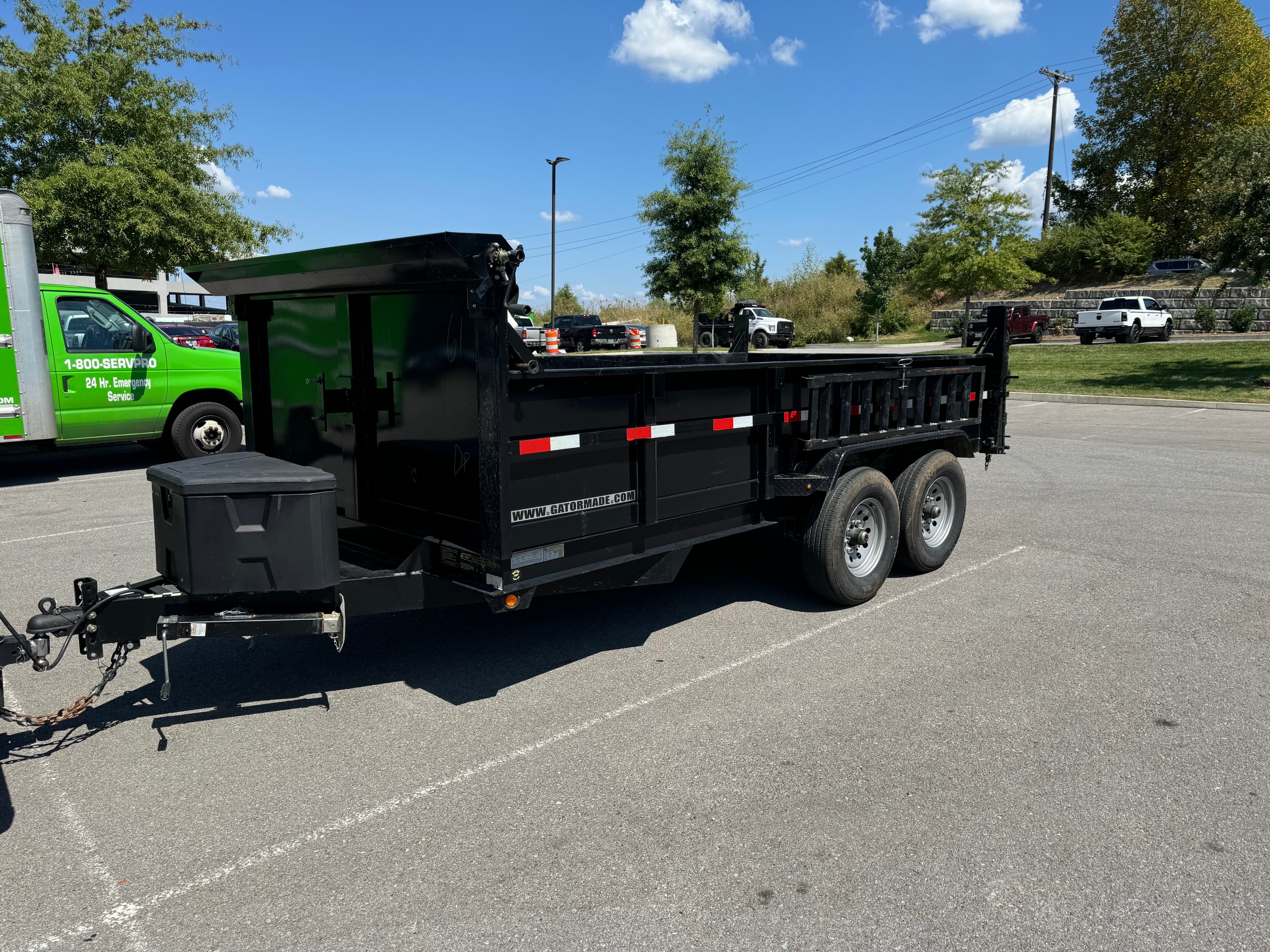 7ft x 14ft 14k Dump Trailer