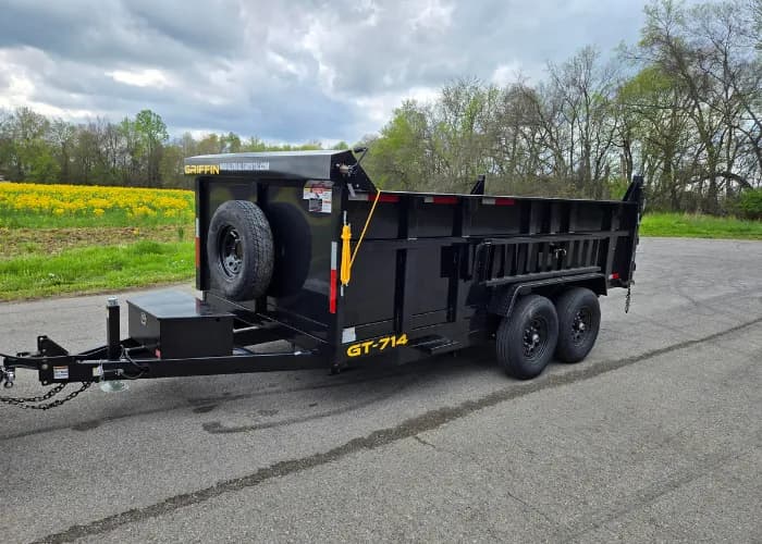 7' x 14' Dump trailer