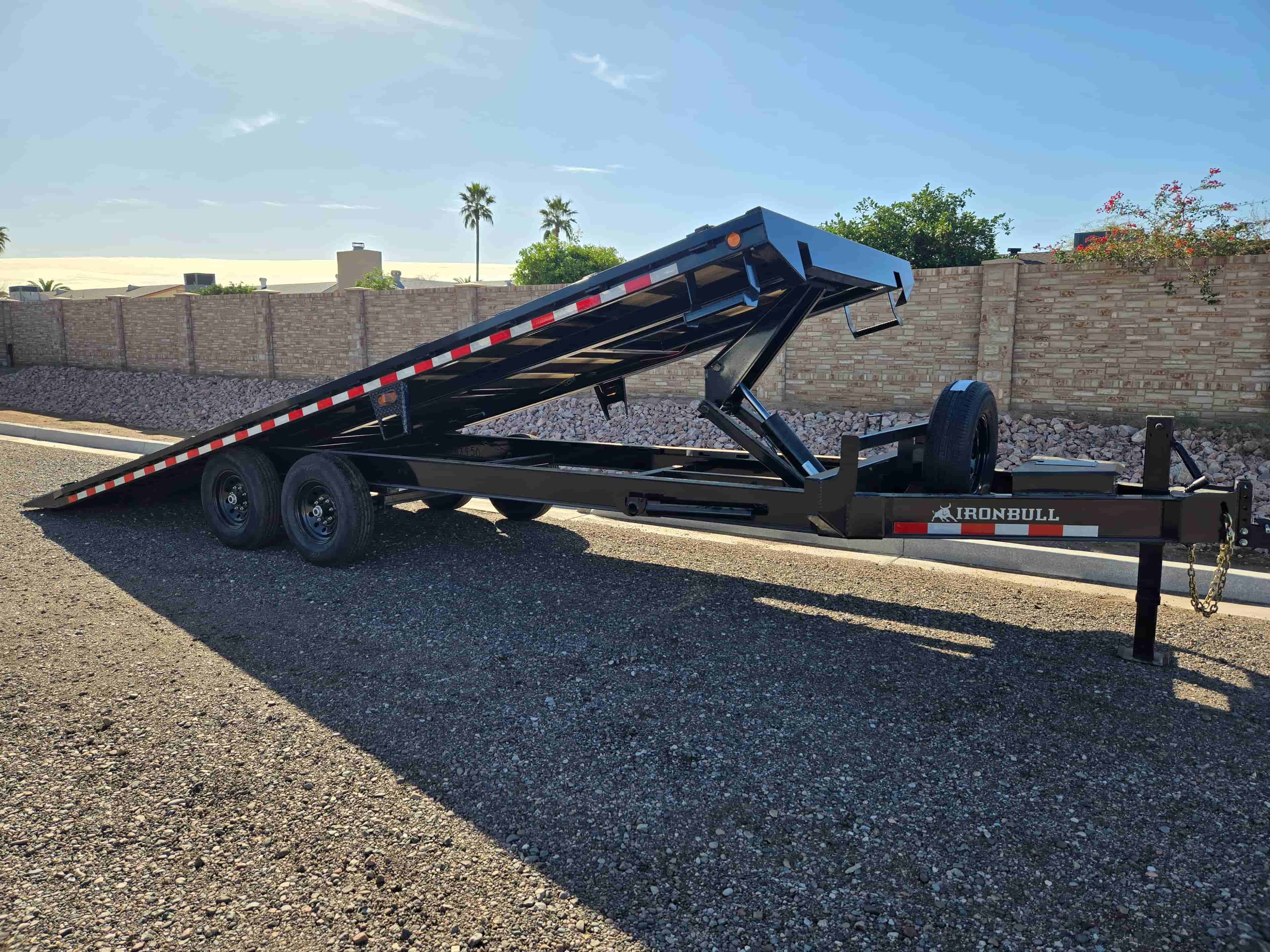24ft Deckover Tilt Flatbed Trailer