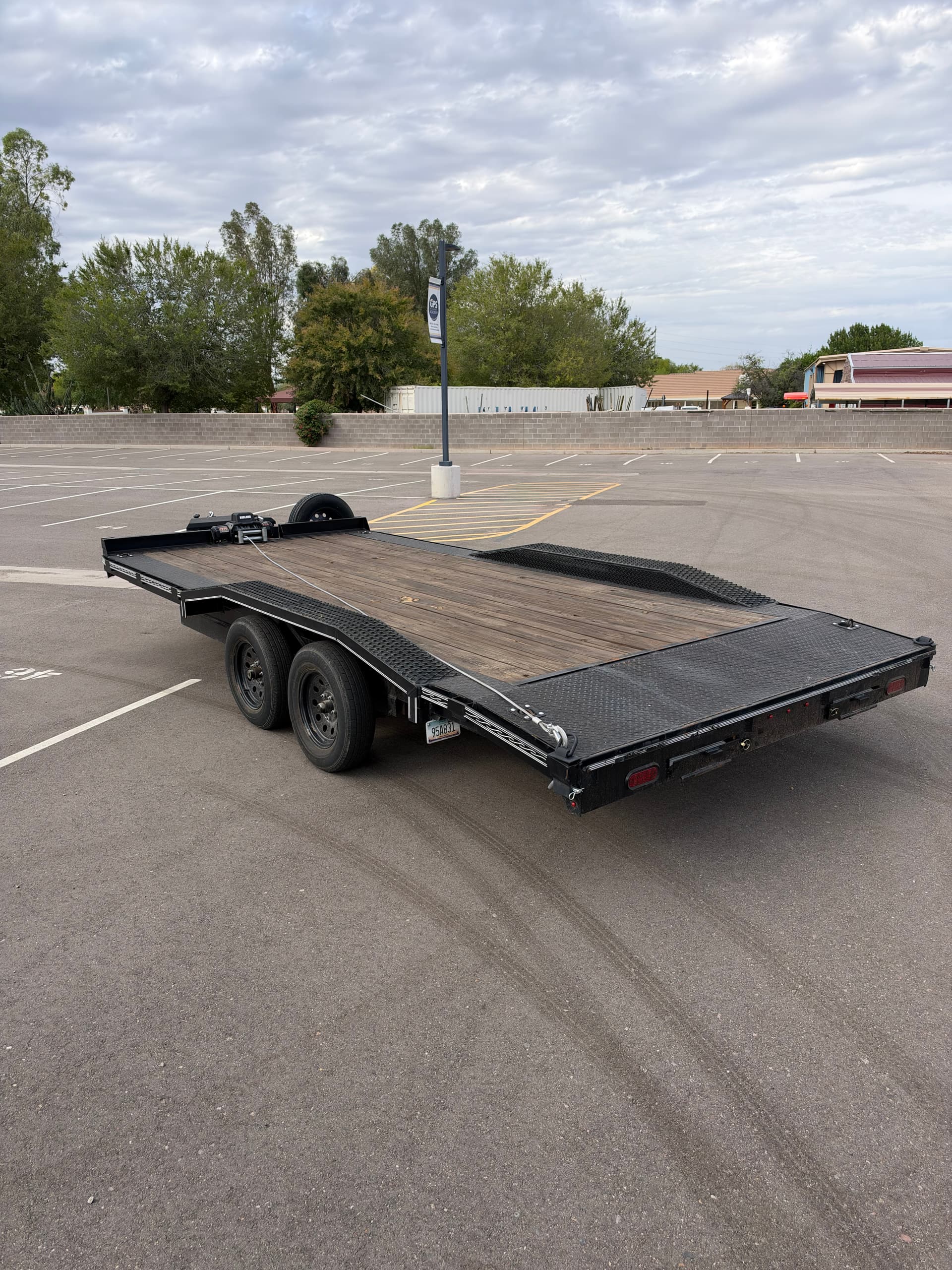 #55 83” x18’ Car Hauler Trailer