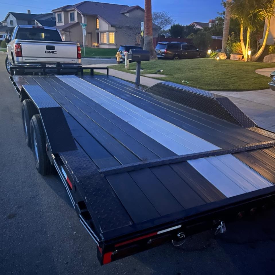 20ft X 102" Car Hauler Drive Over Fender Trailer