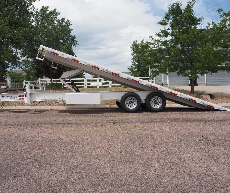 24' East Texas Power Tilt Trailer