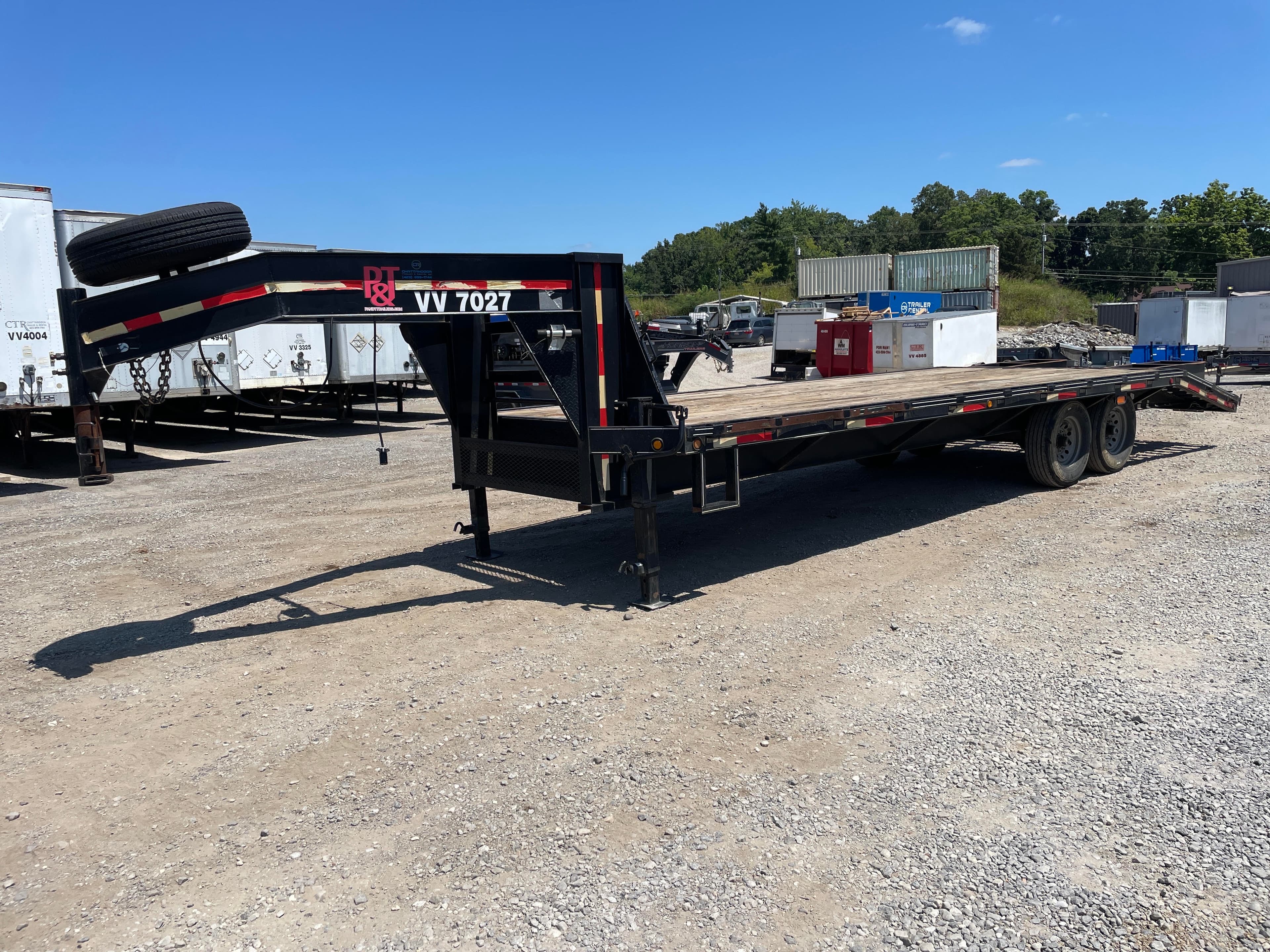 20 + 5ft Gooseneck Trailer - Stock #:VV-7027