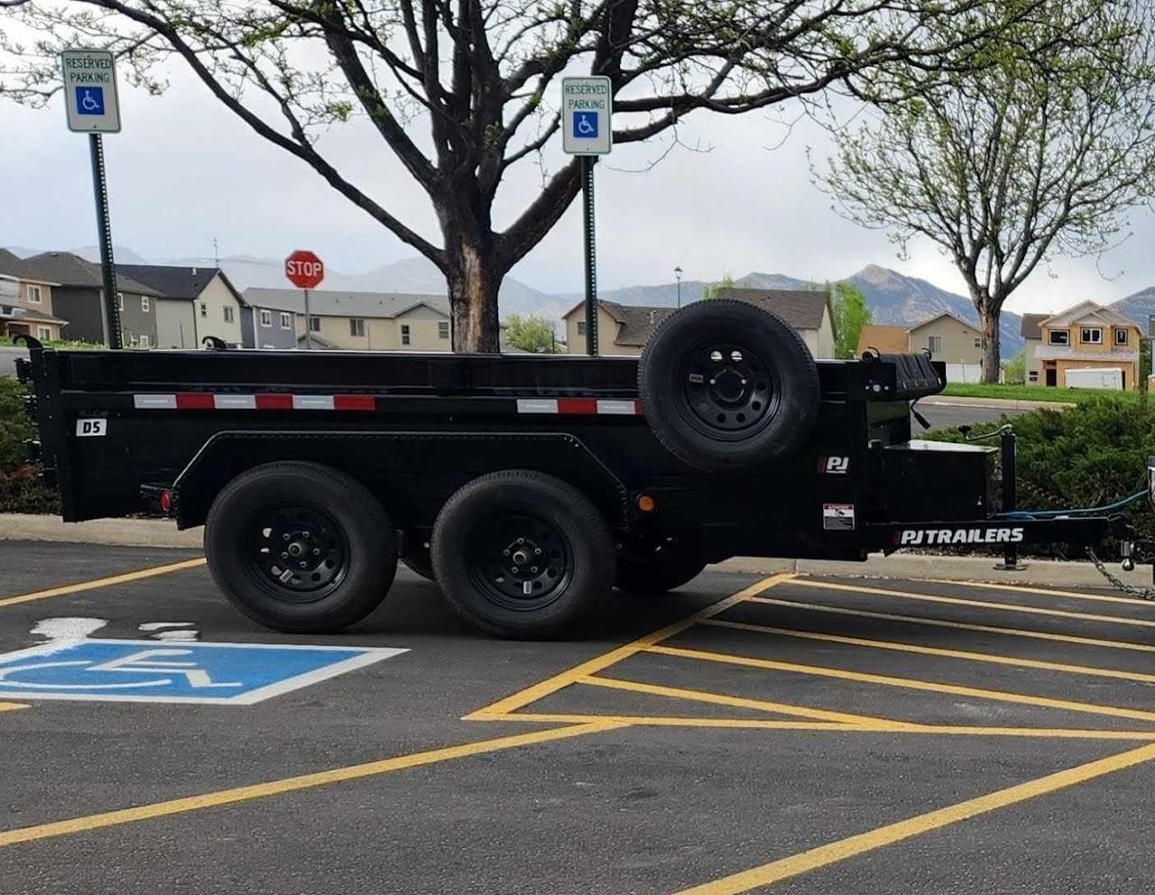 5' x 10' Dump Trailer #4512