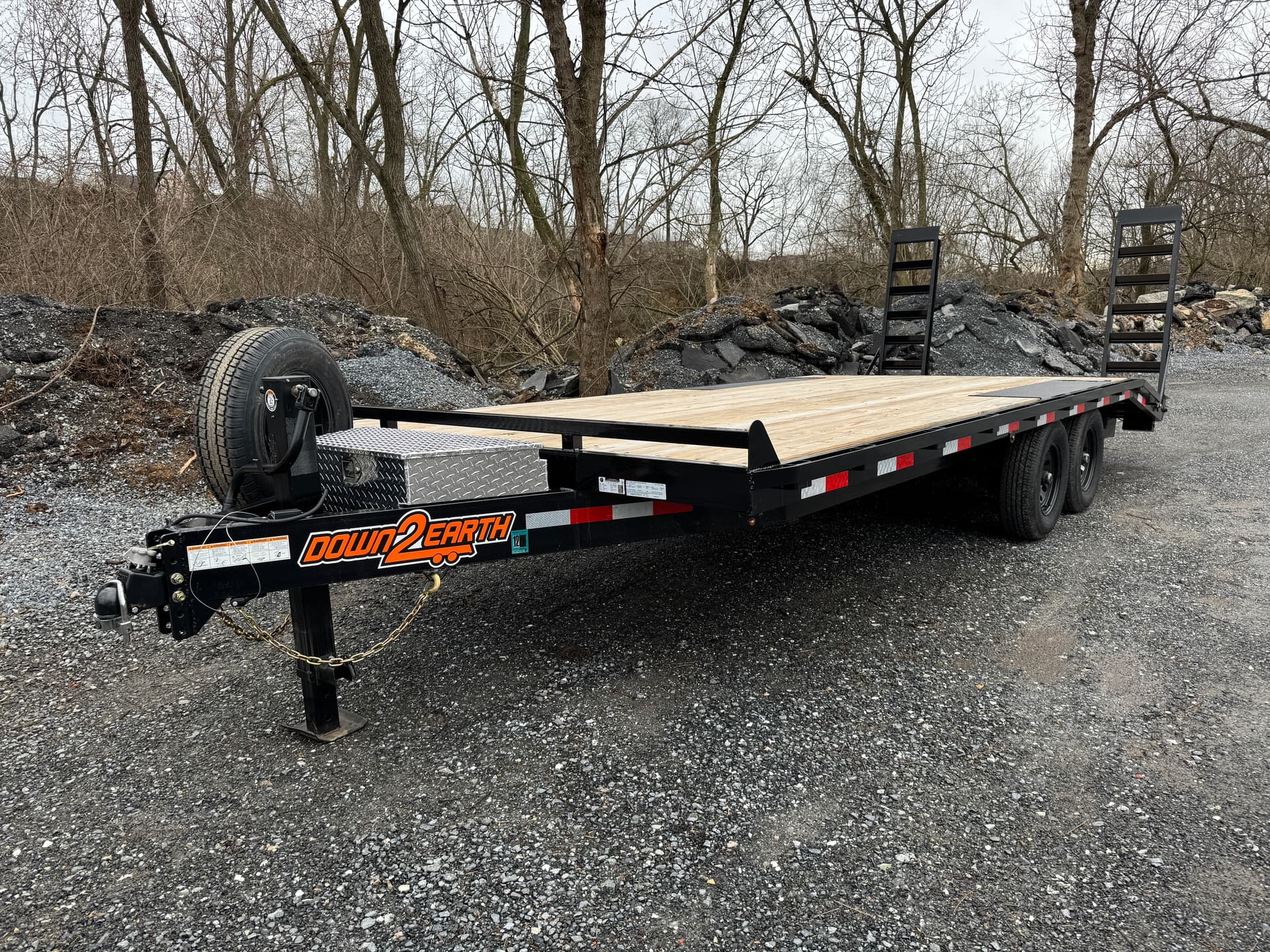 20ft Deckover Flatbed Trailer