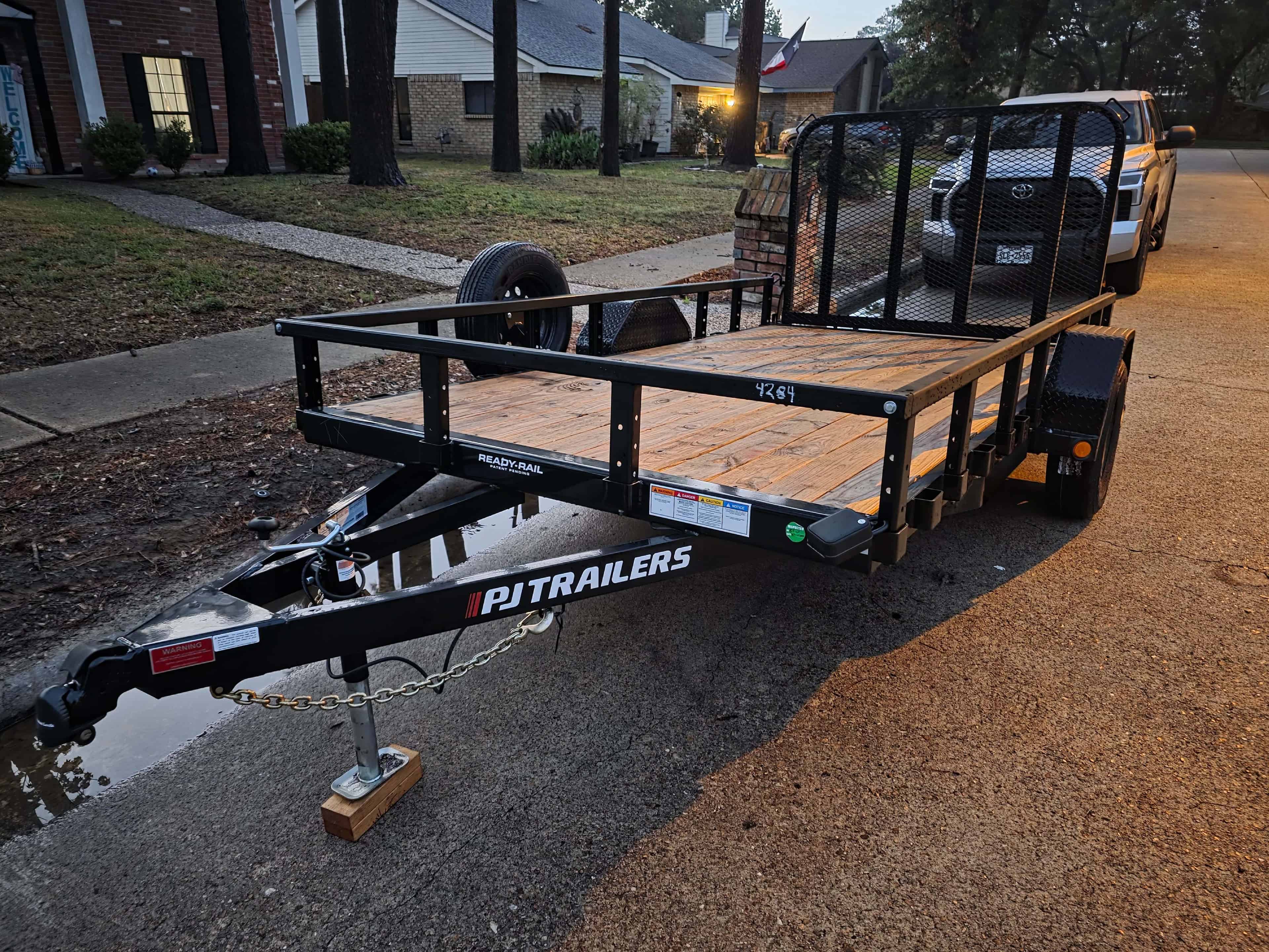 12×77 PJ Utility Trailer