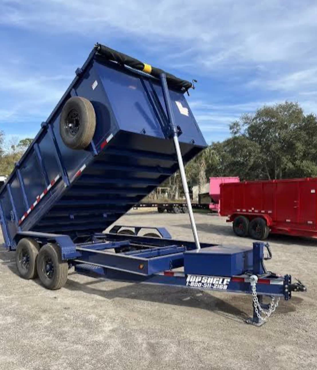 7x14ft Dump Trailer