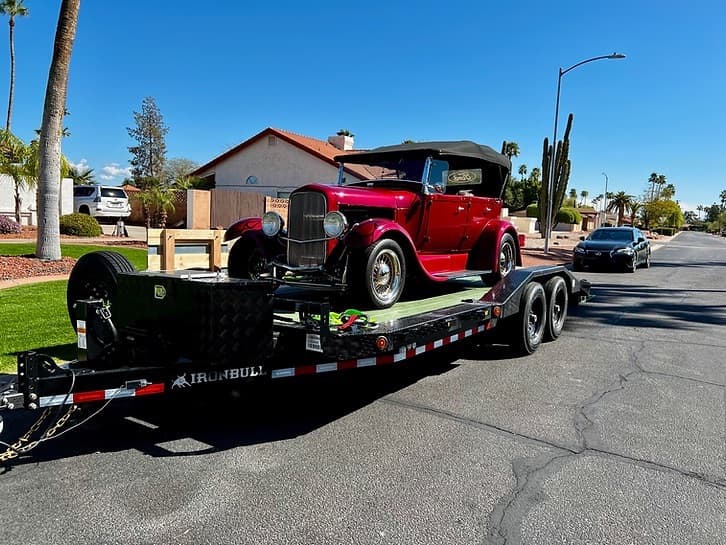 20ft Flatbed Car/ Equipment Hauler Trailer